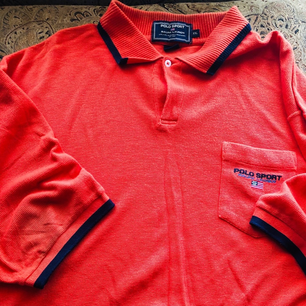 Vintage Ralph Lauren POLO SPORT Pocket Polo